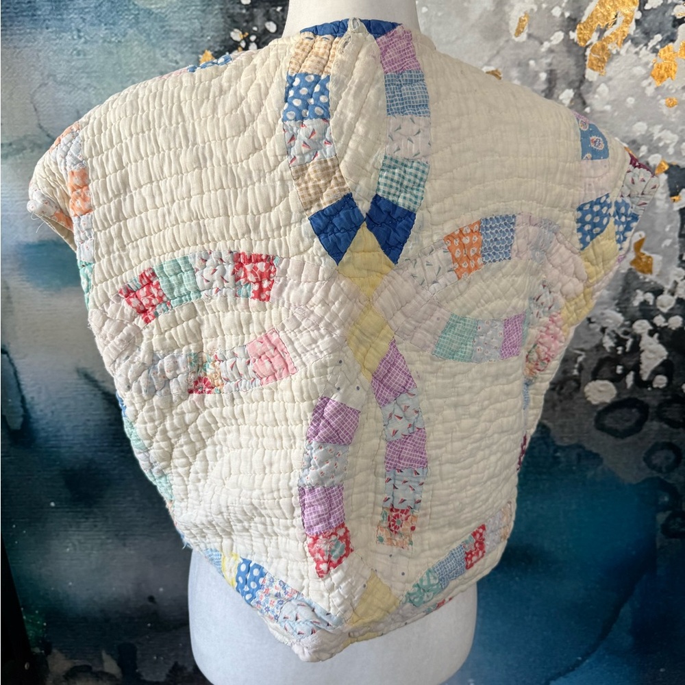 Handmade Quilted Vest - Picture 4 of 6